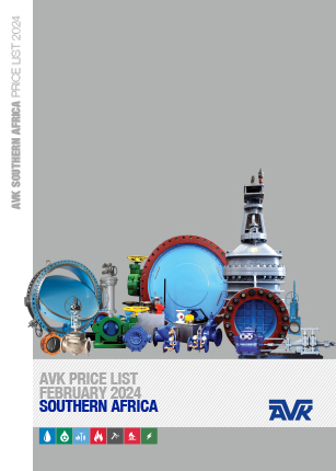 AVK Southern Africa price list product range offering 2023